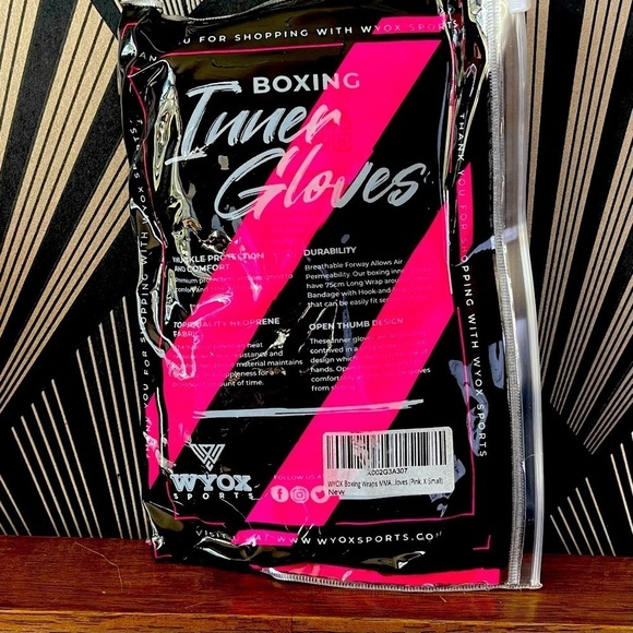 WYOX SPORTS Other - 5 for 20|WYOX SPORT Inner gel BOXING WRAPS|pink|SIZE XS|NWT|SEALED IN PA…​​